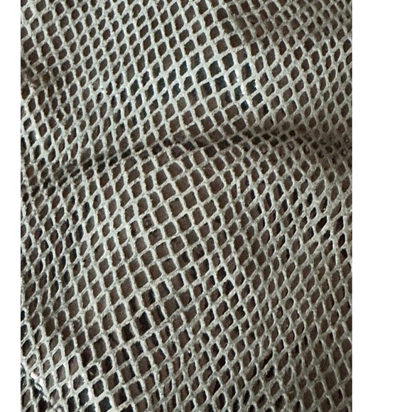 Scotch & Soda Women’s Smart Tarte Reptile print Green Goat Suede jacket Small - Picture 15 of 15